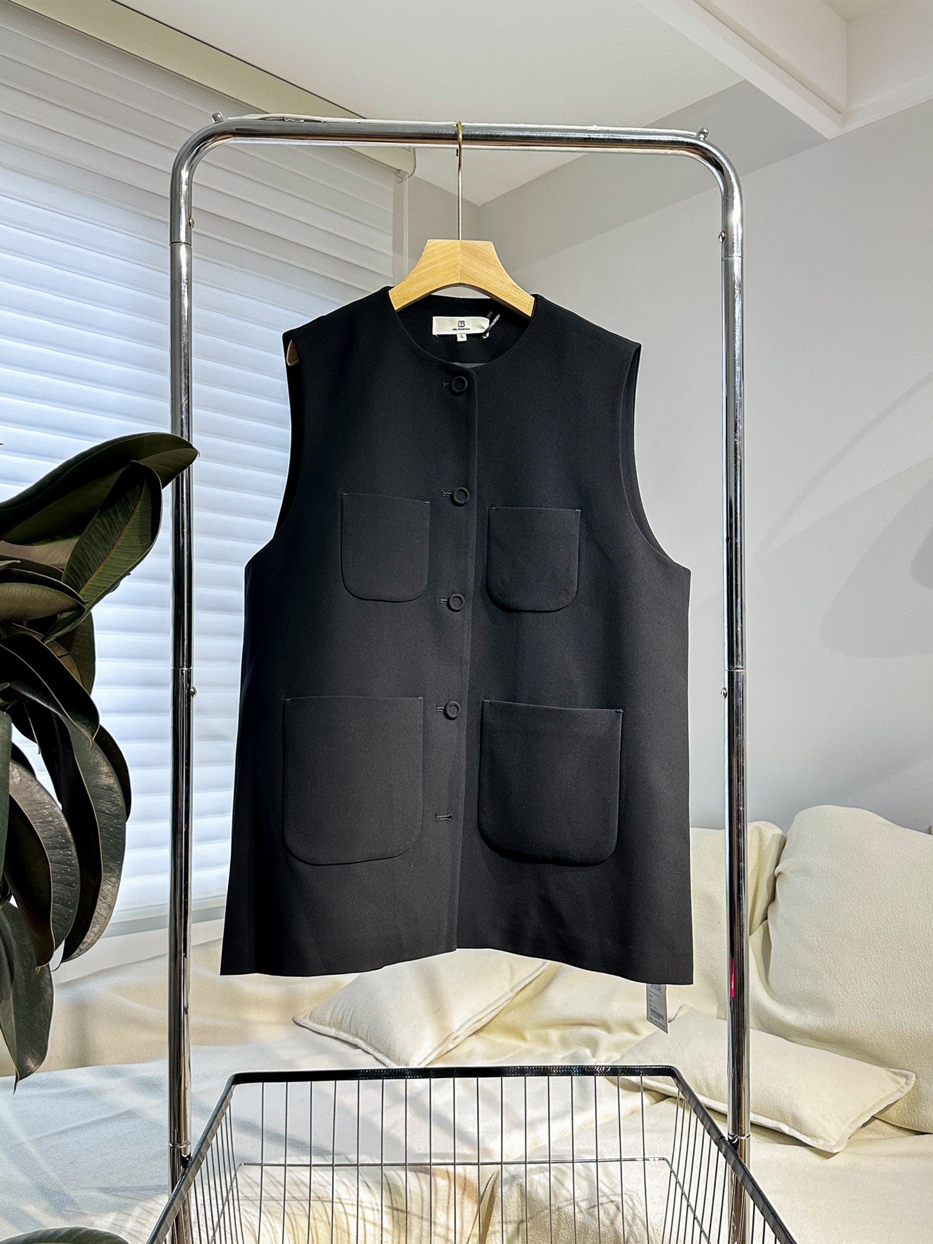 金和百瑞大口袋系扣小香马甲GB123085秋季女坎肩宽松舒适时尚气质,女装/女士精品,马夹,淘宝优惠券,粉丝福利购,淘宝优惠卷