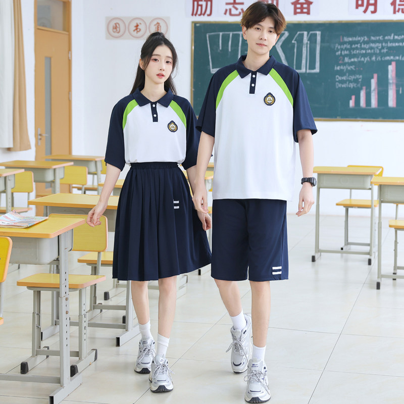 情侣装学生初中高中学院风学生班服套装毕业合唱演出校服