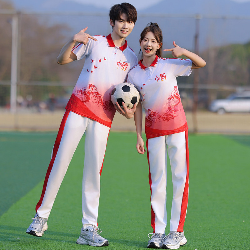 小学生运动会校服套装夏