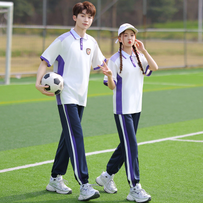 小学生毕业班服夏季校服套装学院风初中高中学生运动会合唱演出服
