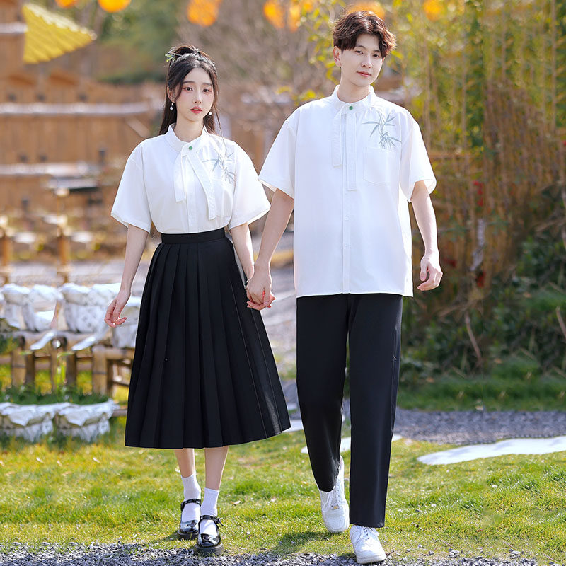 民国风学生装运动会朗诵演出服