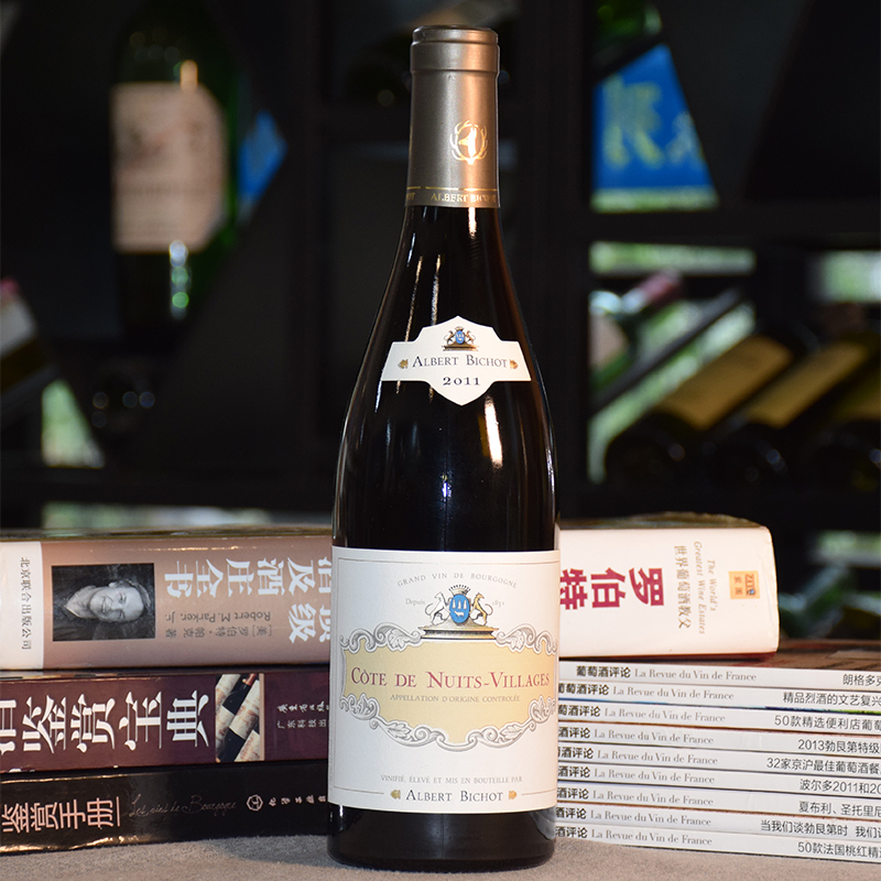 法国勃艮第红酒2011亚伯必修原瓶装进口葡萄酒AlbertBichot Nuits