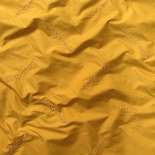 防绒三合一绣花羽绒服面料直充尼丝纺立体保暖防风防水棉服棉裤童