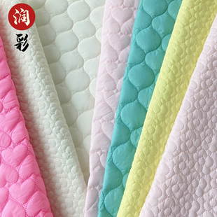 加厚绗缝夹棉面料 秋冬棉袄 棉服外套布料里布 女童可爱绗棉面料