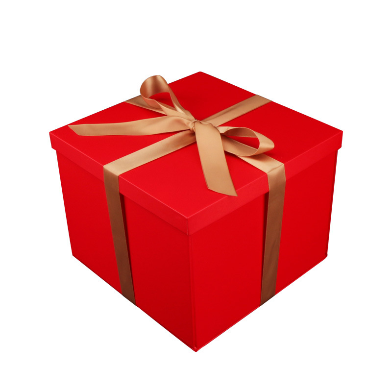 纸袋定制手提袋购物袋热卖230 * 180毫米丝带礼品盒生日礼物婚礼