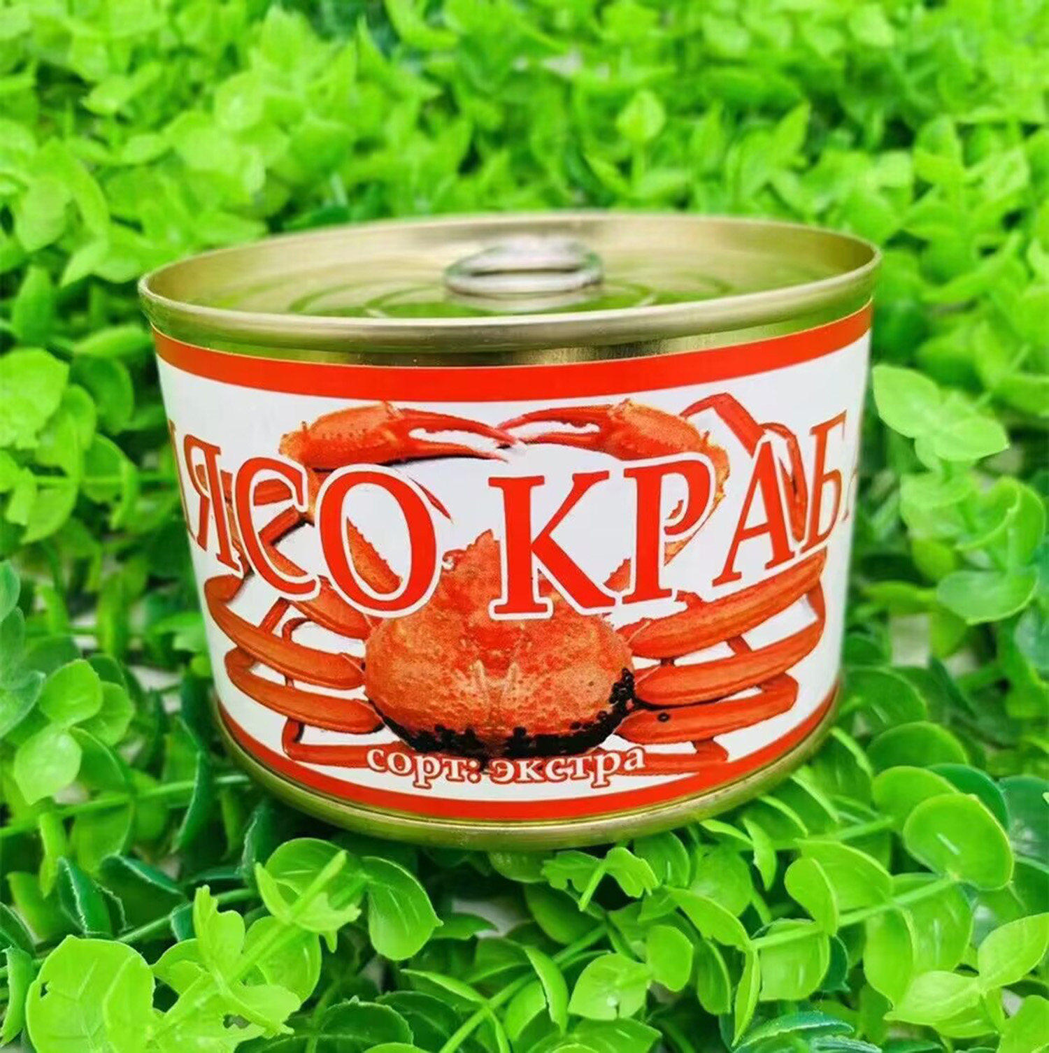 玄亦俄罗斯帝王蟹蟹腿肉罐头美味鲜甜雪蟹肉大板蟹腿肉即食蟹脚肉