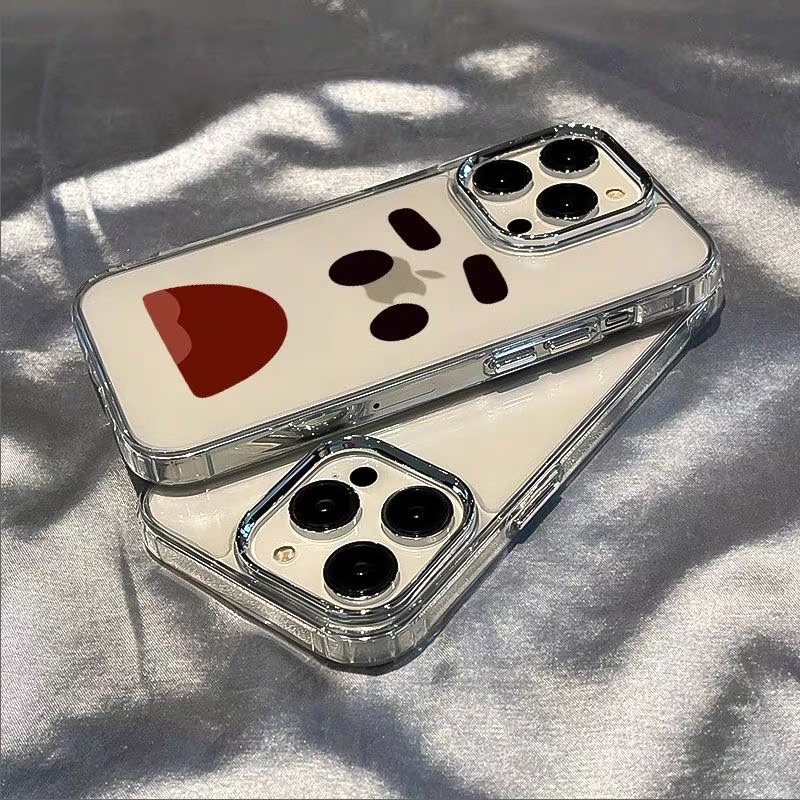 简笔画创意表情苹果117手机壳