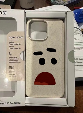 简笔画创意表情适用于苹果15/14手机壳磨砂可降解小麦壳软壳11/12promax高级xs/xr防摔7p搞笑