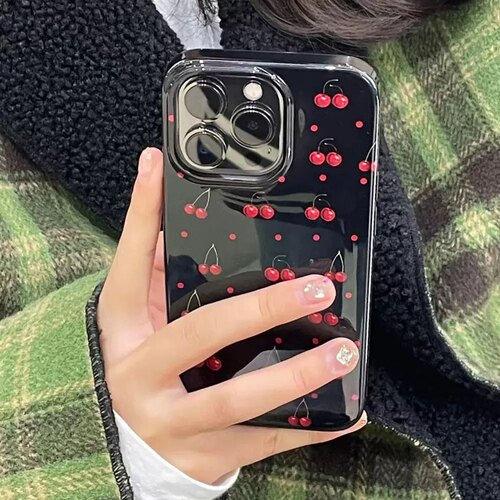 黑色手机壳软胶苹果韩式