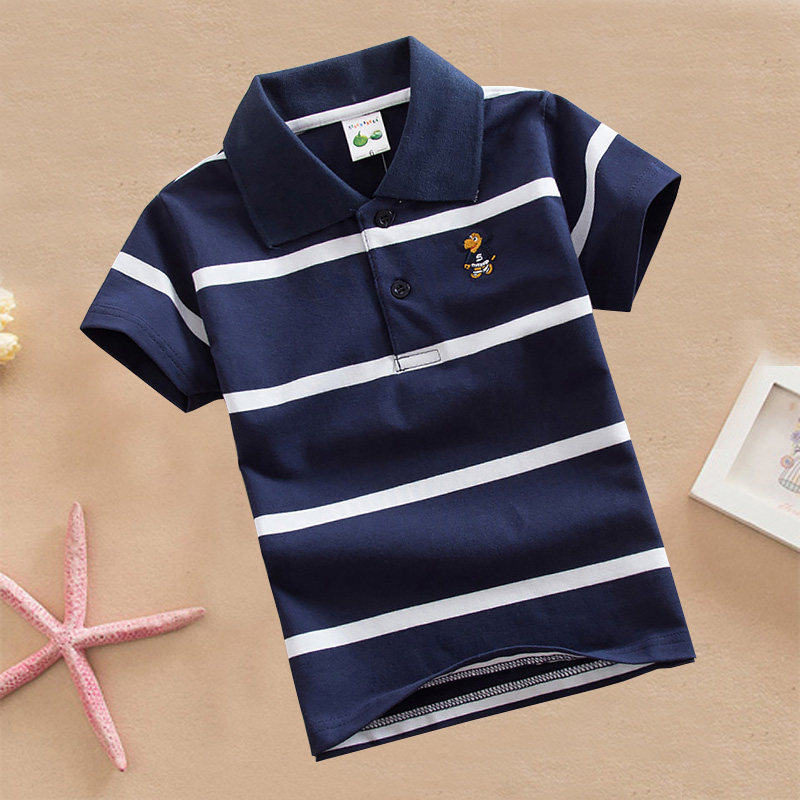 Boy t-shirt 2018 Summer wear new pattern Children's clothing girl CUHK jacket children polo Baby bottoming shirtin the Children/Baby/Family fitted , T-shirt  category - from Buy2taobao.com to provide professional Taobao agent buy service