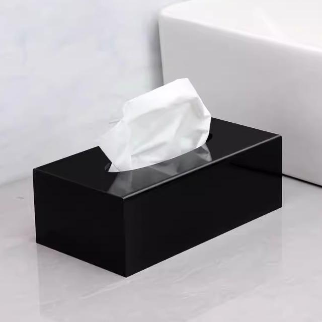 定制酒店洗漱用品盒牙具盒桌面收纳盒民宿宾馆抽屉式亚克力收纳盒