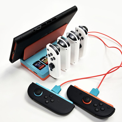 Switch2代充电底座OLED投频拓展屋TV转接收纳支架4K高清配件1代
