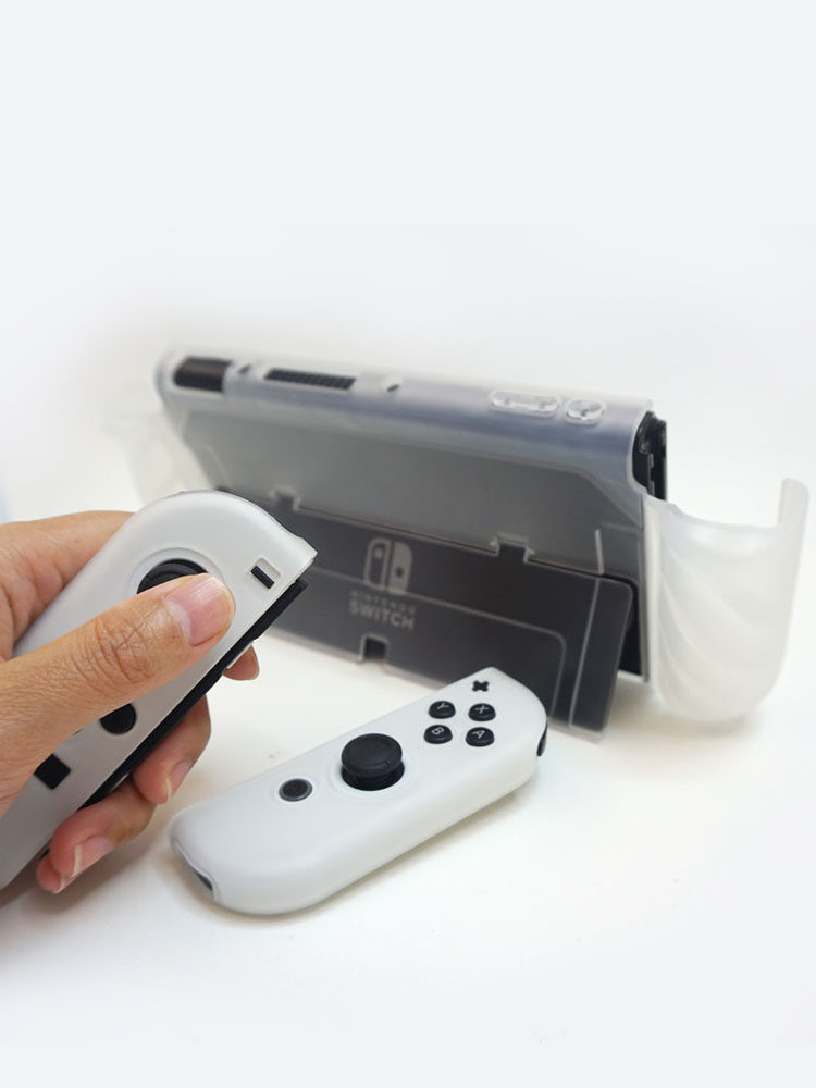 NUCLEAR COFFEE SWITCH OLED INTEGRATED SHELL SPLIT PROTECTIVE CASE 2-IN-1 SET SHELL FROSTED SOFT PROTECTIVE CASE PROTECTIVE CASE