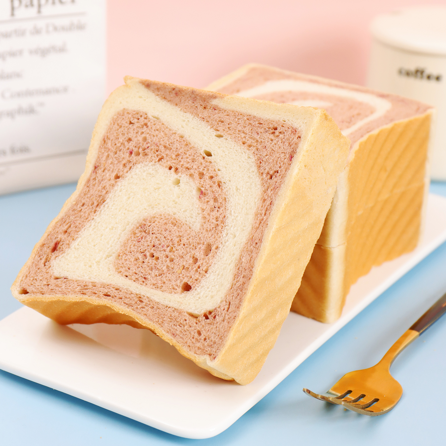 橡木盾玫瑰米厚切吐司