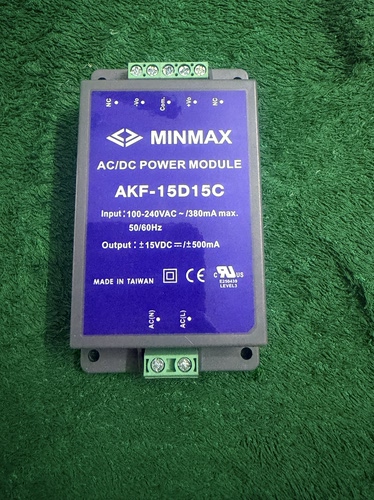 AKF-15D15C MINMAX电源模块 输入100-240VAC 输出±15VDC ±500mA
