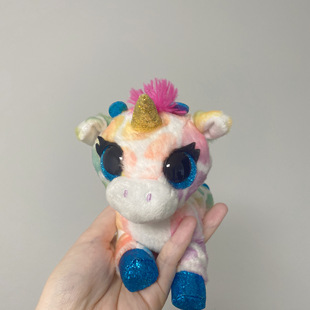 ZURU独角兽斑马猴子大眼睛儿童卡通玩偶公仔满30元 包运费