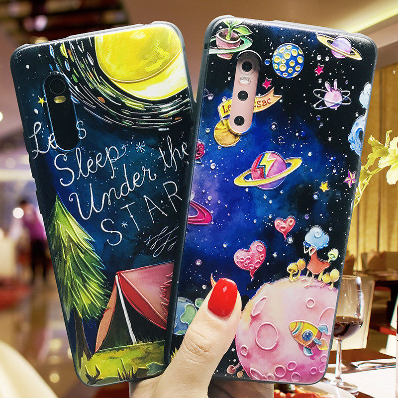 适用于适用于vivox80pro手机壳iqooneo6浮雕z6猫咪s7星空u1x卡通z1x薄s9