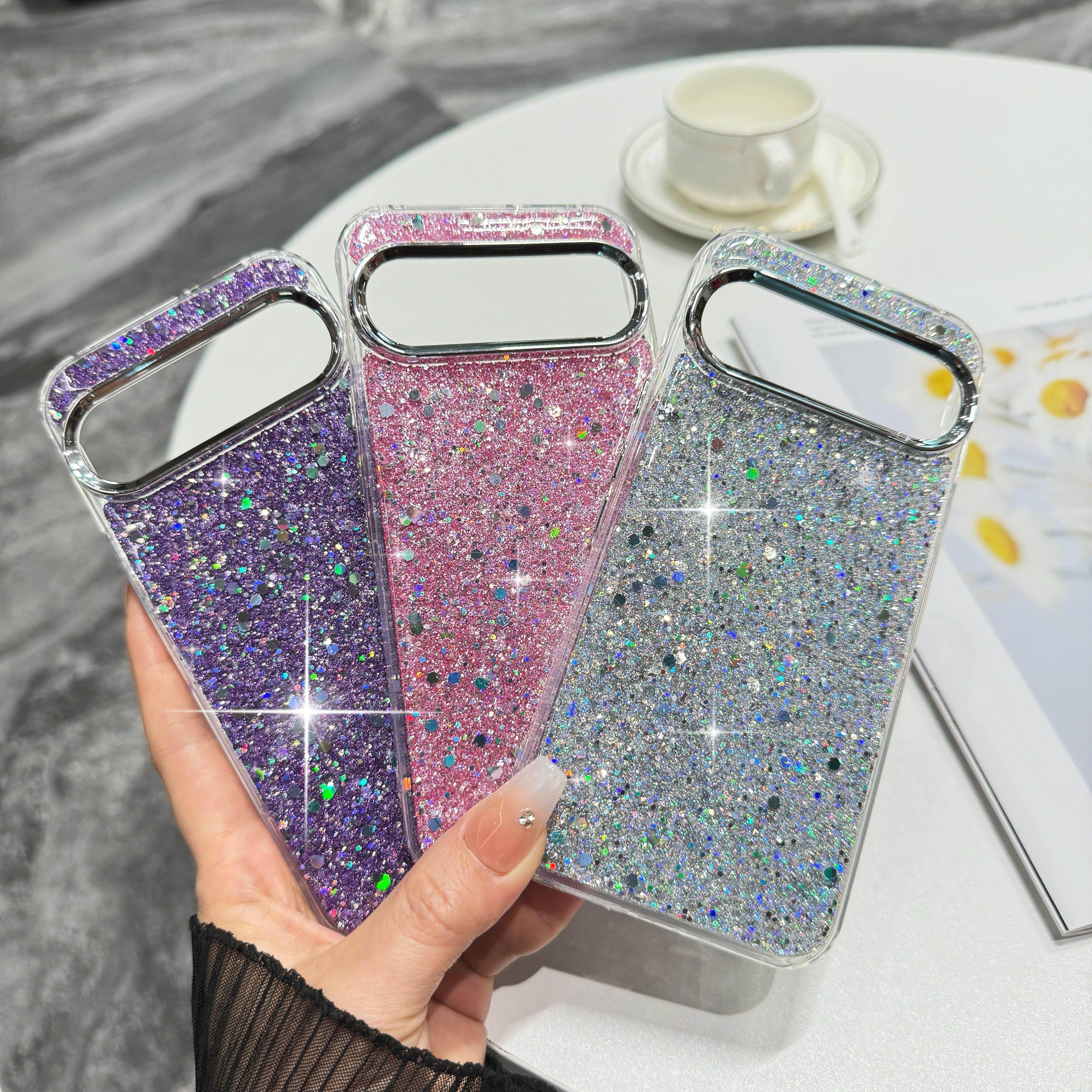 闪粉亮片适用于谷歌Pixel 10proXL时尚手机壳Pixel 9proXL新款9A简约GooglePixel8pro保护壳8A闪亮9pro