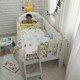 定做儿童床床围纯棉花婴儿床上用品新生宝宝床品防撞床单被芯被套