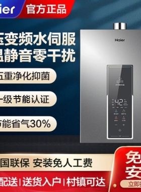 Haier/海尔 JSQ30-16WM5DPWCU1燃气热水器天然气节能恒温水伺服13