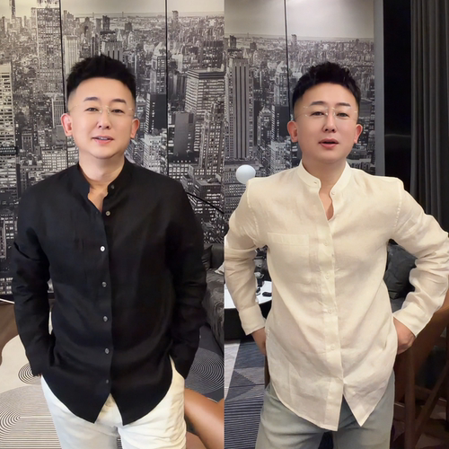 老钱风男士轻薄透气衬衫春季上新