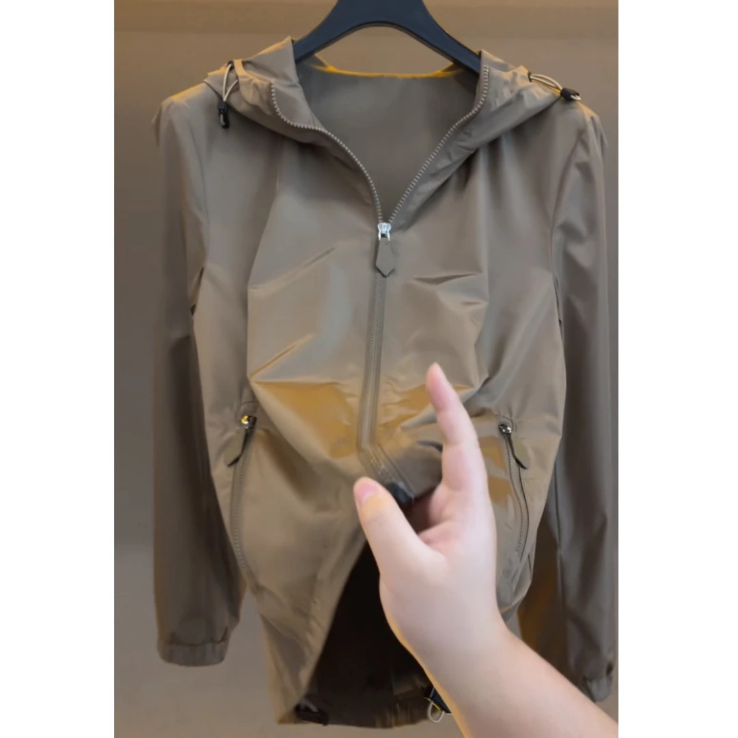 直播同款轻奢休闲连帽外套春季新款男士时尚百搭老钱风高级感夹克