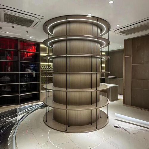 金属书架铝合金金属圆管