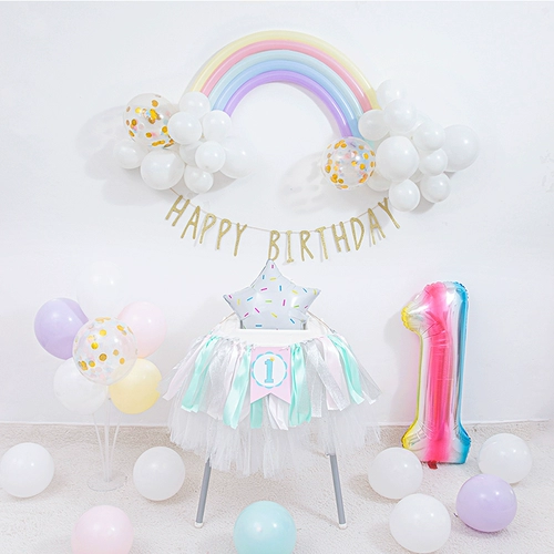 Детский милый радужный воздушный шар, подарок на день рождения