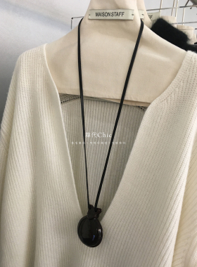 韩代Chic Maison 设计师小众有腔调搭配增添亮点牛皮复古挂件