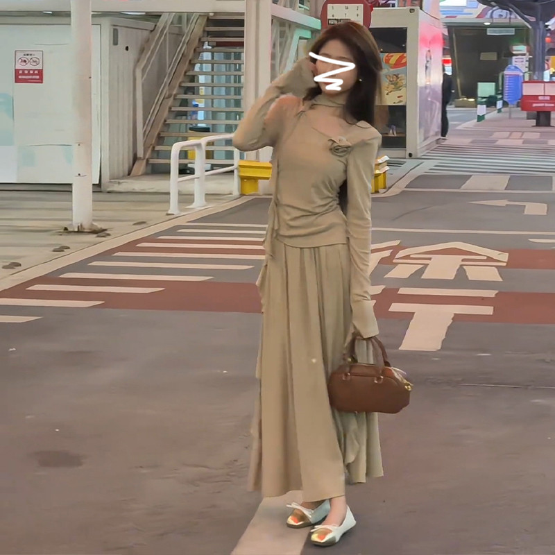 2026新款法式长袖洋装子图片