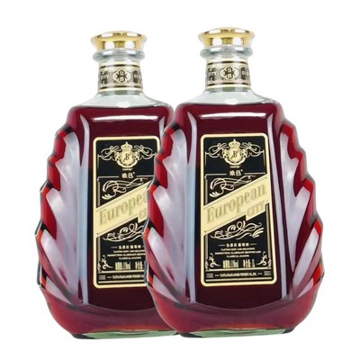 烟台白洋河欧邑皇爵红葡萄酒女士果酒配餐甜酒11度1000ml/瓶装