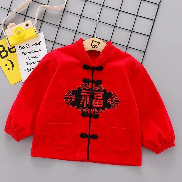 儿童唐装灯芯绒罩衣男女宝宝围兜反穿衣吃饭衣婴儿防水防脏秋冬,童装/婴儿装/亲子装,反穿衣/罩衣,淘宝优惠券,粉丝福利购,淘宝优惠卷