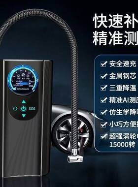 影巨人手持车载充气泵轿车电动车充气加气车用打气泵12V36V48V60V