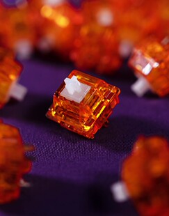 定制JWK68g触底五脚线性机械键盘轴落霞轴 Epsilon轴