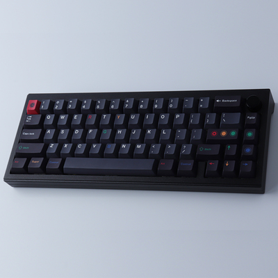 GMK黑灯键帽小全套ome高度PBT