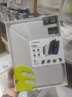SwitchEasy适用苹果iPad Pro 2024 11/12.9/13英寸平板保护壳Air6/5/4(10.9英寸)翻盖保护套透明折叠支架皮套