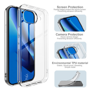 imak适用于谷歌Google Pixel 10a海外版全包透明软套手机镜头包裹保护镀膜处理防摔壳耐磨保护外套