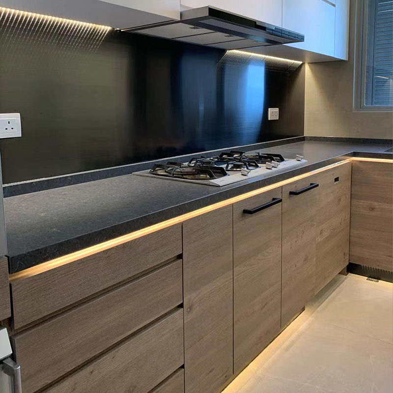 岩板台面定制鱼肚白轻奢厨房橱柜灶台板石英石餐桌大理石板材定做