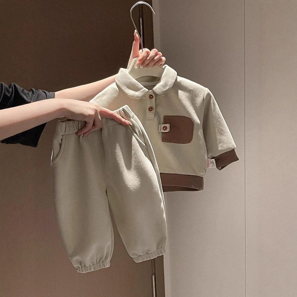 婴儿春秋分体套装新生儿洋气时髦衣服男女宝宝卡通卫衣裤子两件套,女装/女士精品,时尚套装,淘宝优惠券,粉丝福利购,淘宝优惠卷