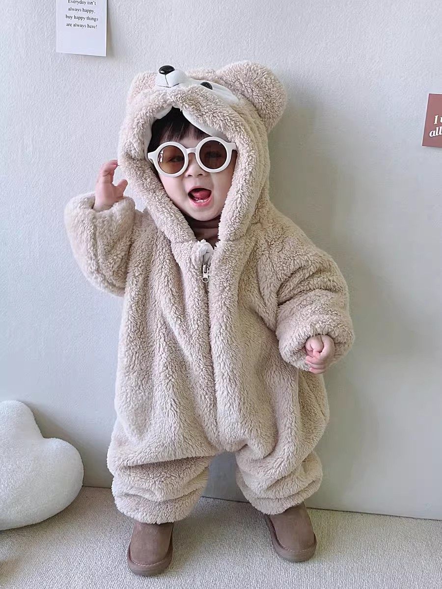 冬装男女宝宝长袖超萌可爱外出抱衣婴幼儿韩版连帽加厚网红连体衣,女装/女士精品,连体衣/裤,淘宝优惠券,粉丝福利购,淘宝优惠卷