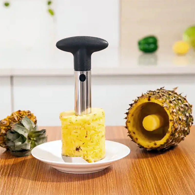 外贸菠萝削皮器挖芯刨皮切片神器
