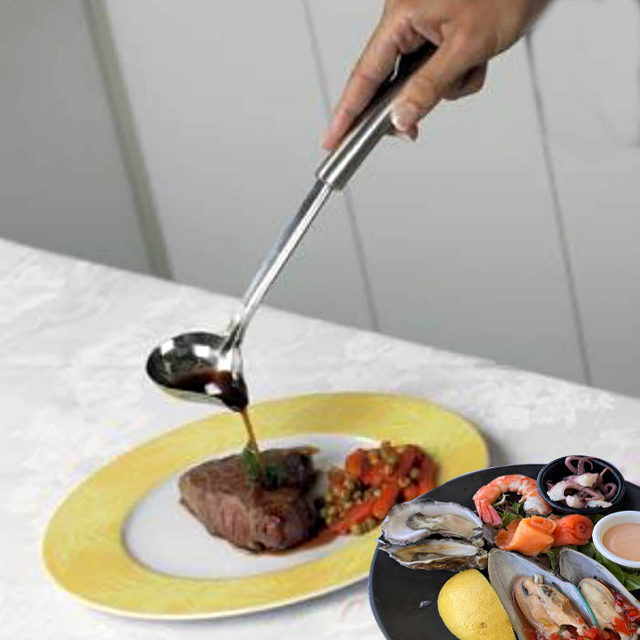 外贸镜面不锈钢鸭嘴勺牛扒酱汁勺钢柄色拉汁勺小汤勺30ml容量商用,厨房/烹饪用具,汤勺,淘宝优惠券,粉丝福利购,淘宝优惠卷