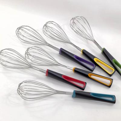 高颜值塑柄不锈钢打蛋器搅拌器