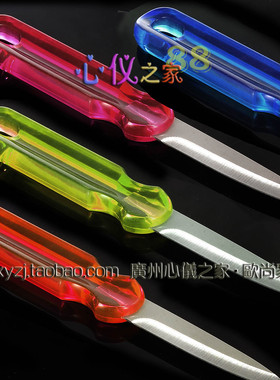 欧洲原单3寸刃具不锈钢多色柄水果刀带鞘削皮刀paring小刀雕刻刀