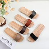 复古木鞋 广西乡村 传统手工木屐 2023夏季 无油漆木拖鞋