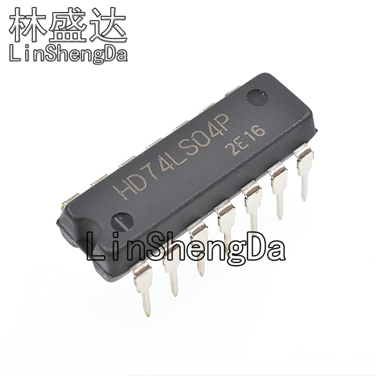 原装进口 74LS04 直插 HD74LS04P 六反相器 DIP-14 SN74LS04N