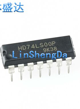 HD74LS00P  直插74LS00 DIP-14 2输入端四与非门逻辑IC芯片74LSOO