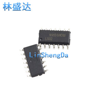 輸入正與門 四路2 SN74LS02D 74LS02 SOP 貼片 全新SN74LS02DR