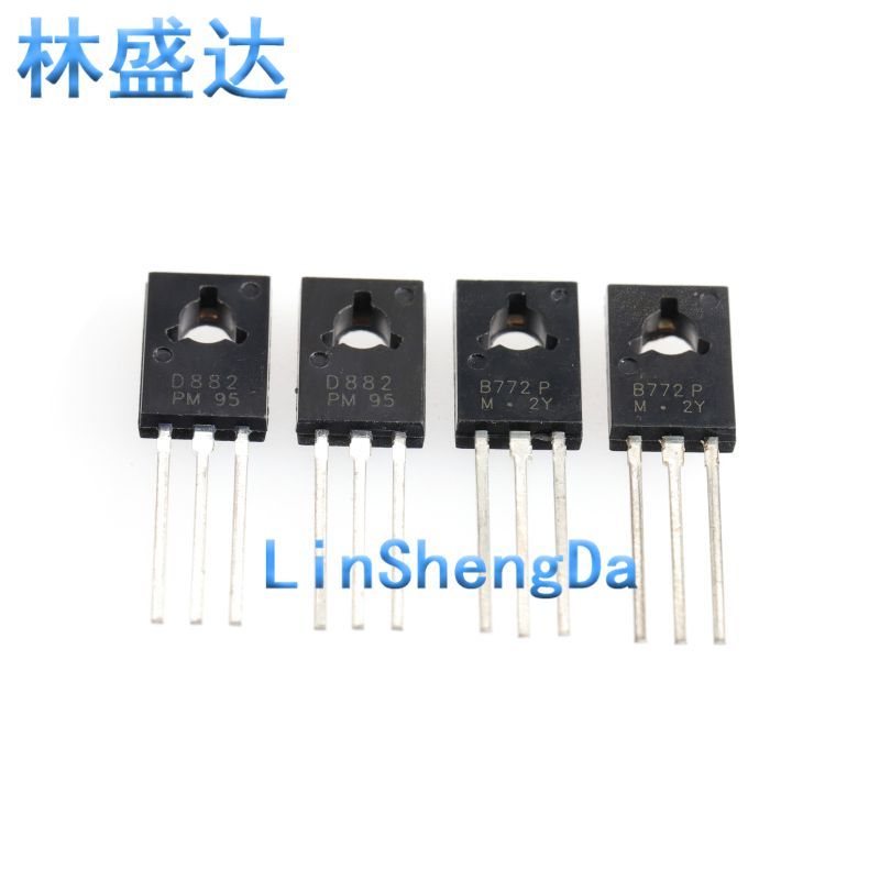 D882/B772 2SD882P/2SB772P直插TO126    三极管  882  772