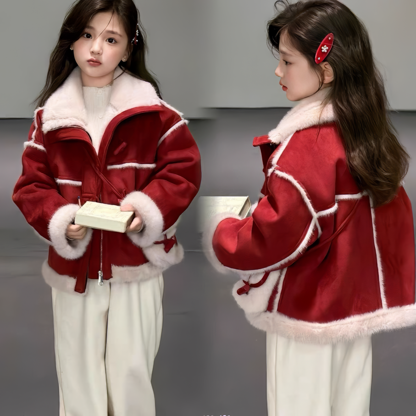 【原版实体店品质】女童红色冬亲子装外套秋冬2025新款拜年儿,运动/瑜伽/健身/球迷用品,亲子家庭装,淘宝优惠券,粉丝福利购,淘宝优惠卷